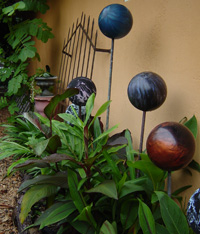 bowling ball sculpture